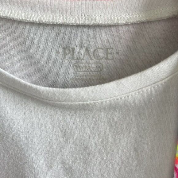 Limited Too Colorful Shirt‎ Girls Large 14/16 White Shirt Under Childrens Place - Picture 3 of 4